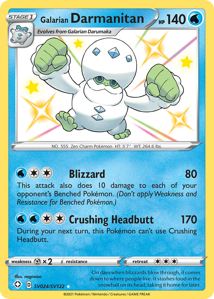 Galarian Darmanitan (SV024/SV122) [Sword & Shield: Shining Fates] | Local Legends