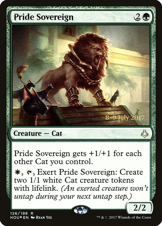 Pride Sovereign [Hour of Devastation Prerelease Promos] | Golgari Games