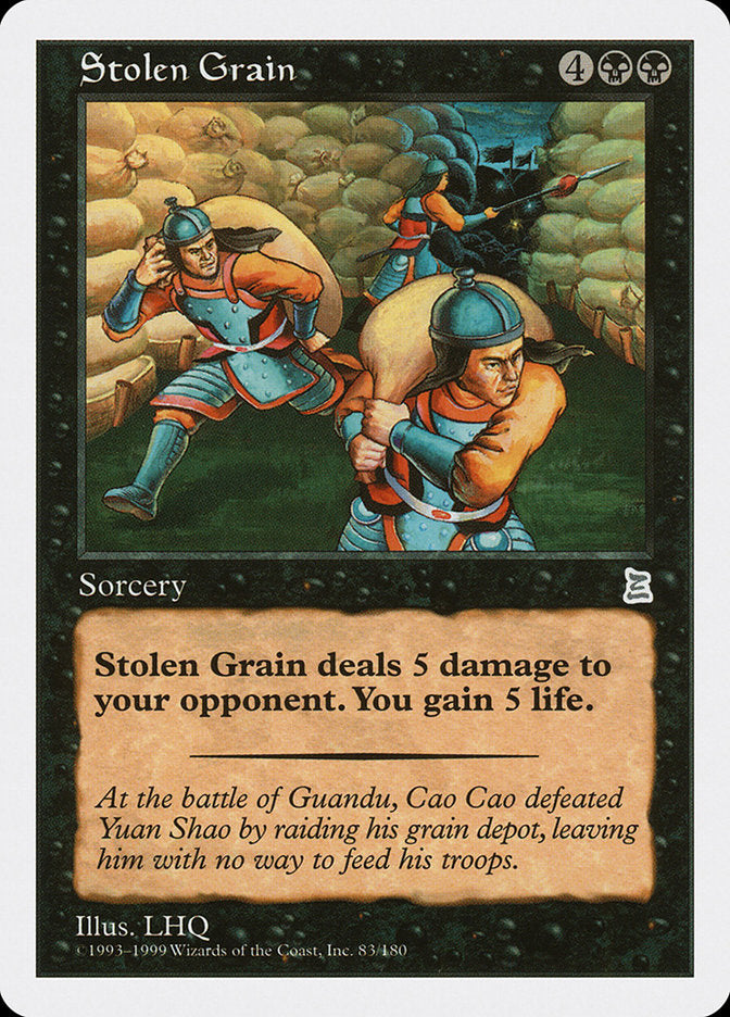Stolen Grain [Portal Three Kingdoms] | Local Legends