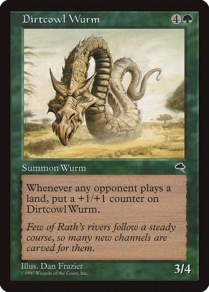 Dirtcowl Wurm [Tempest] | Golgari Games