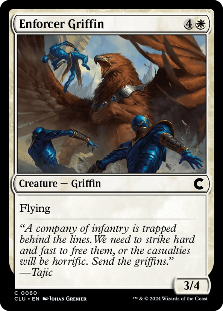 Enforcer Griffin [Ravnica: Clue Edition] | Local Legends
