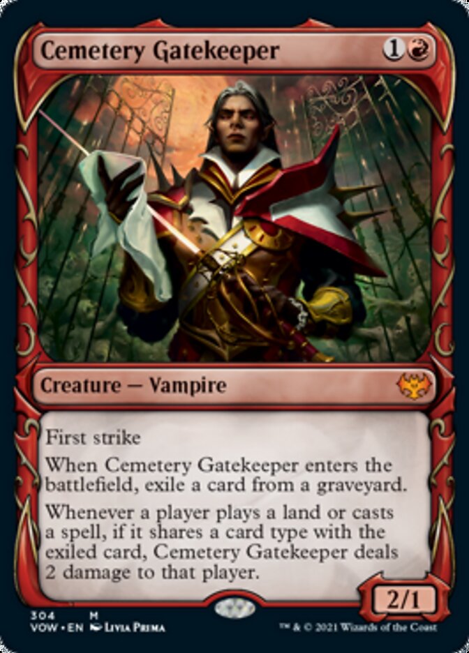 Cemetery Gatekeeper (Showcase Fang Frame) [Innistrad: Crimson Vow] | Local Legends