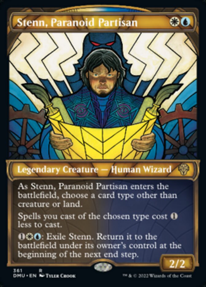 Stenn, Paranoid Partisan (Showcase Textured) [Dominaria United] | Local Legends