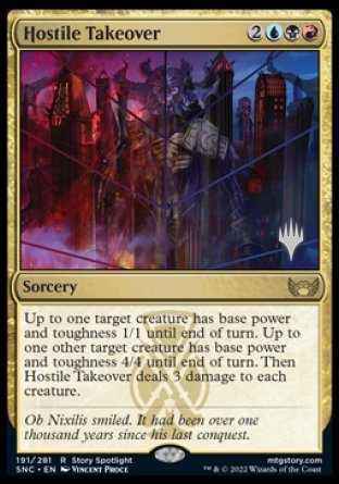 Hostile Takeover (Promo Pack) [Streets of New Capenna Promos] | Local Legends