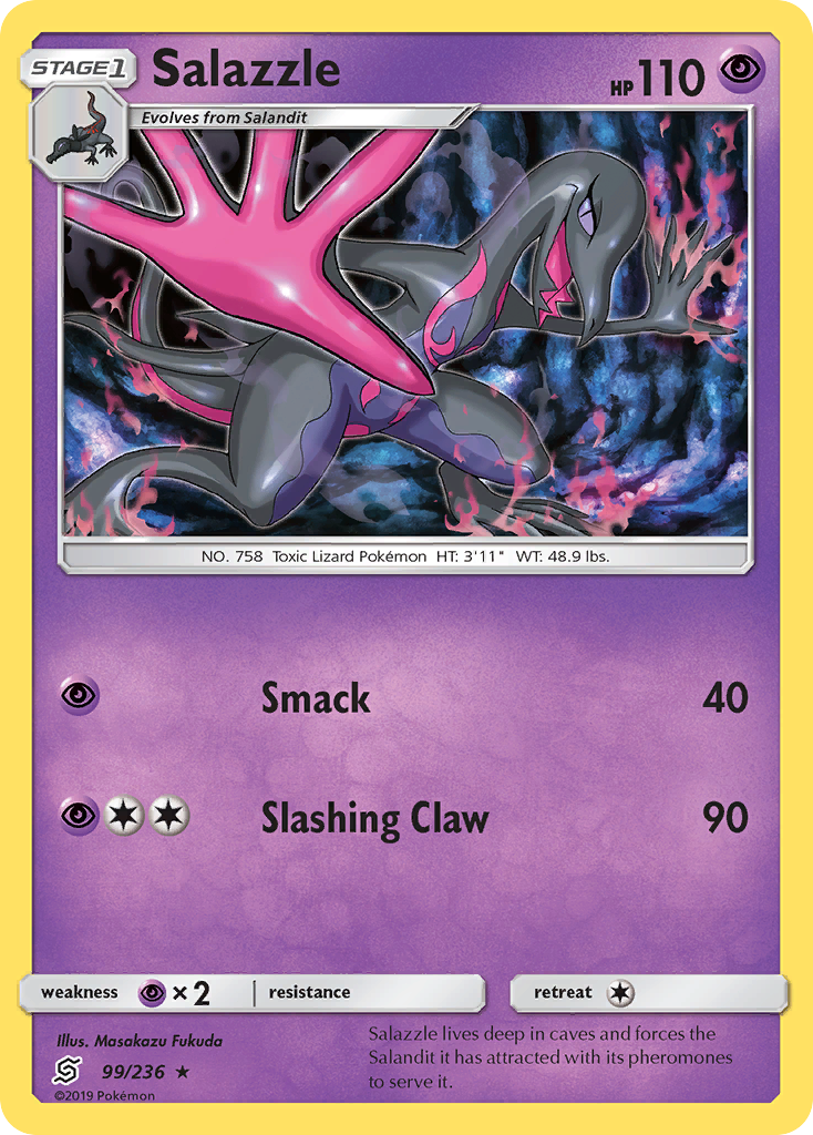 Salazzle (99/236) [Sun & Moon: Unified Minds] | Golgari Games