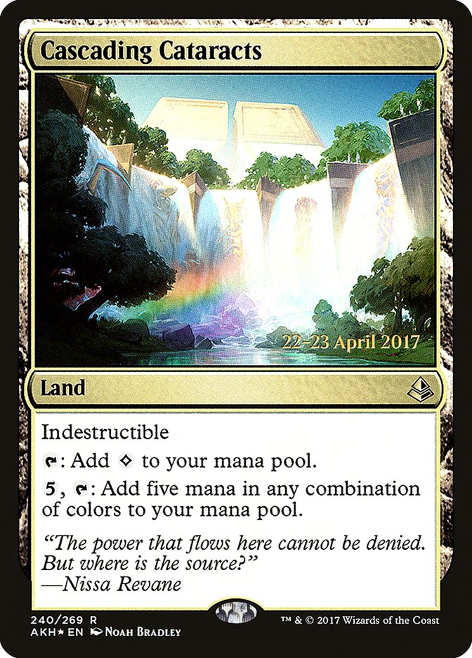 Cascading Cataracts [Amonkhet Prerelease Promos] | Golgari Games