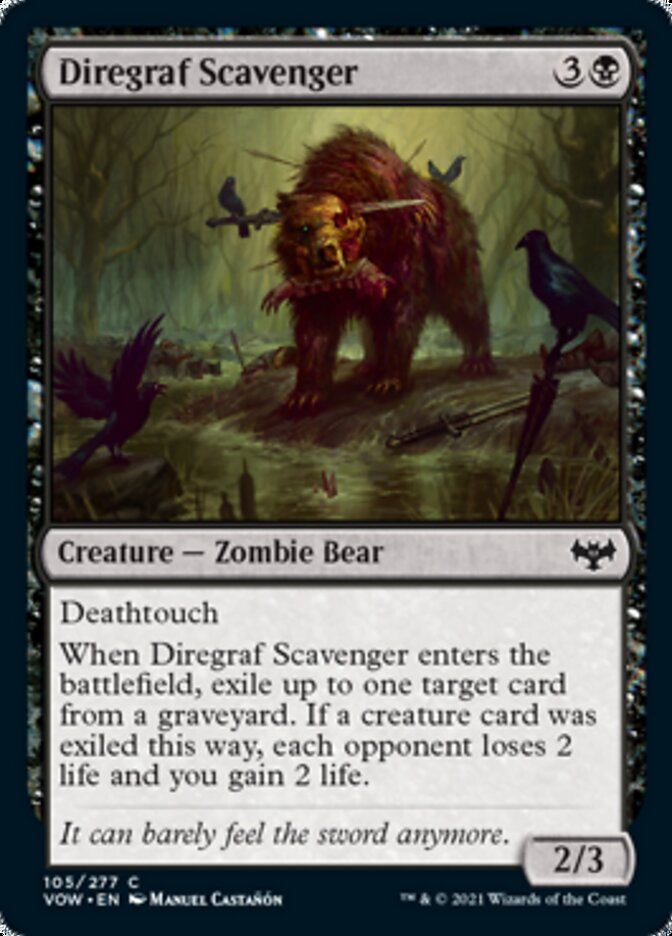 Diregraf Scavenger [Innistrad: Crimson Vow] | Golgari Games