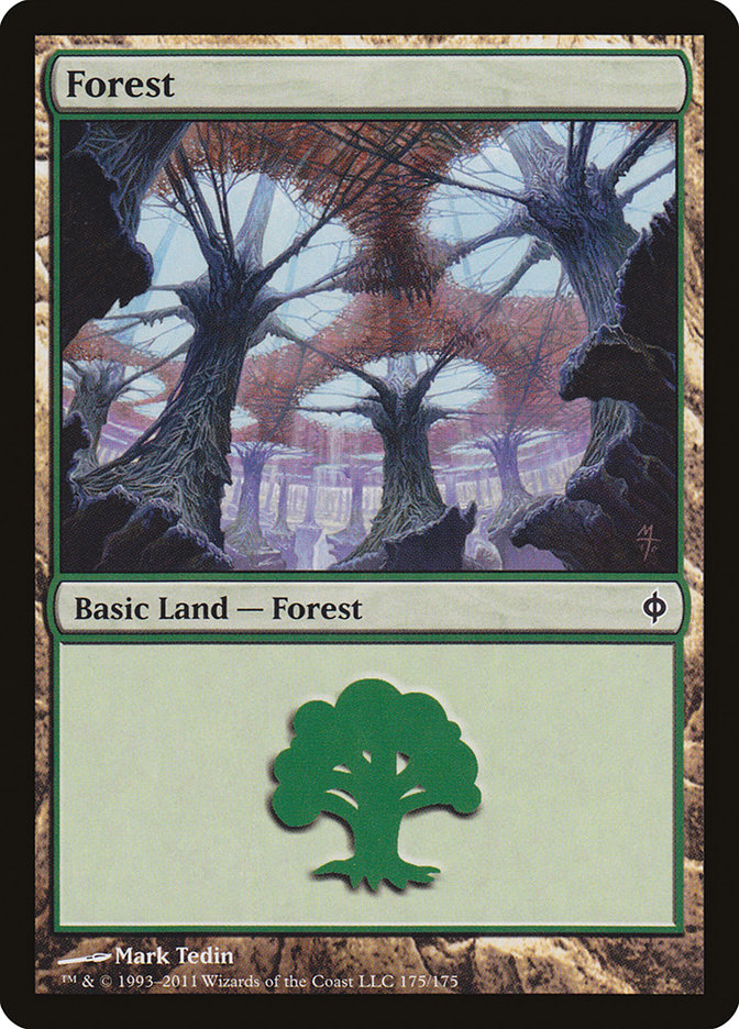 Forest (175) [New Phyrexia] | Local Legends