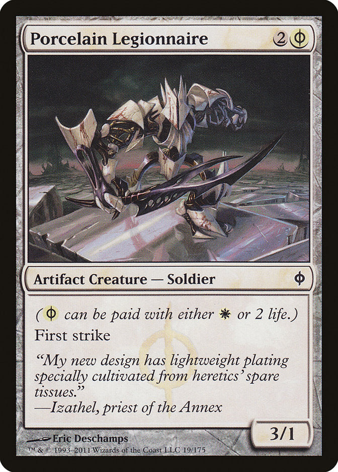 Porcelain Legionnaire [New Phyrexia] | Local Legends