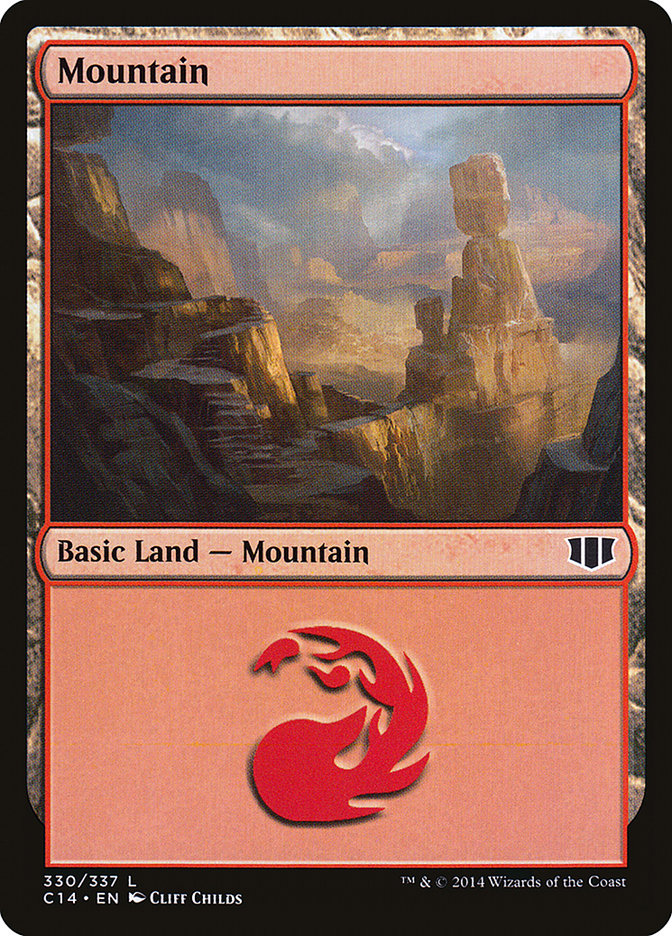 Mountain (330) [Commander 2014] | Golgari Games