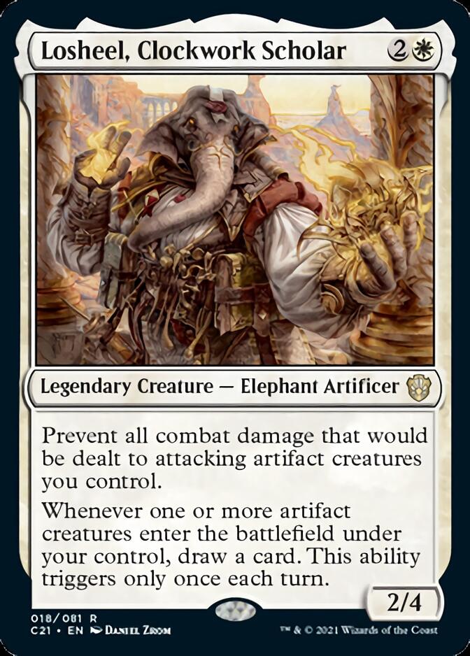 Losheel, Clockwork Scholar [Commander 2021] | Local Legends