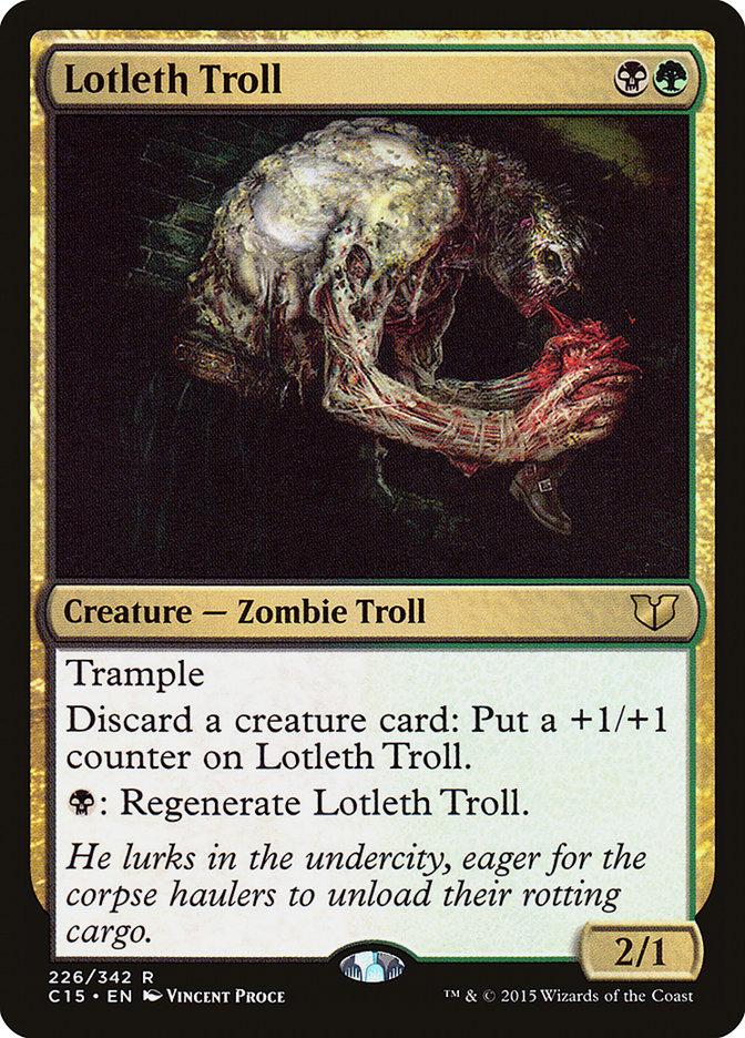 Lotleth Troll [Commander 2015] | Local Legends
