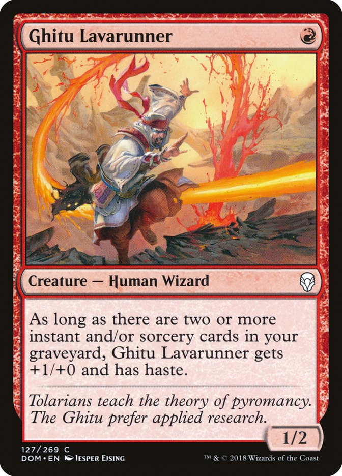 Ghitu Lavarunner [Dominaria] | Local Legends