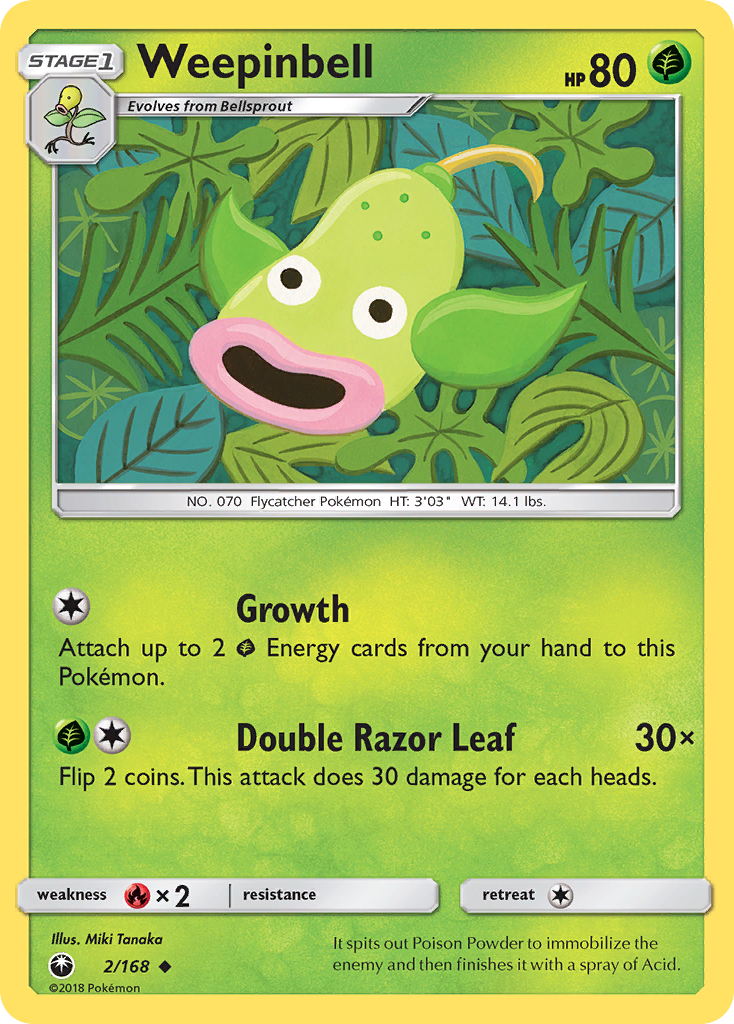 Weepinbell (2/168) [Sun & Moon: Celestial Storm] | Golgari Games