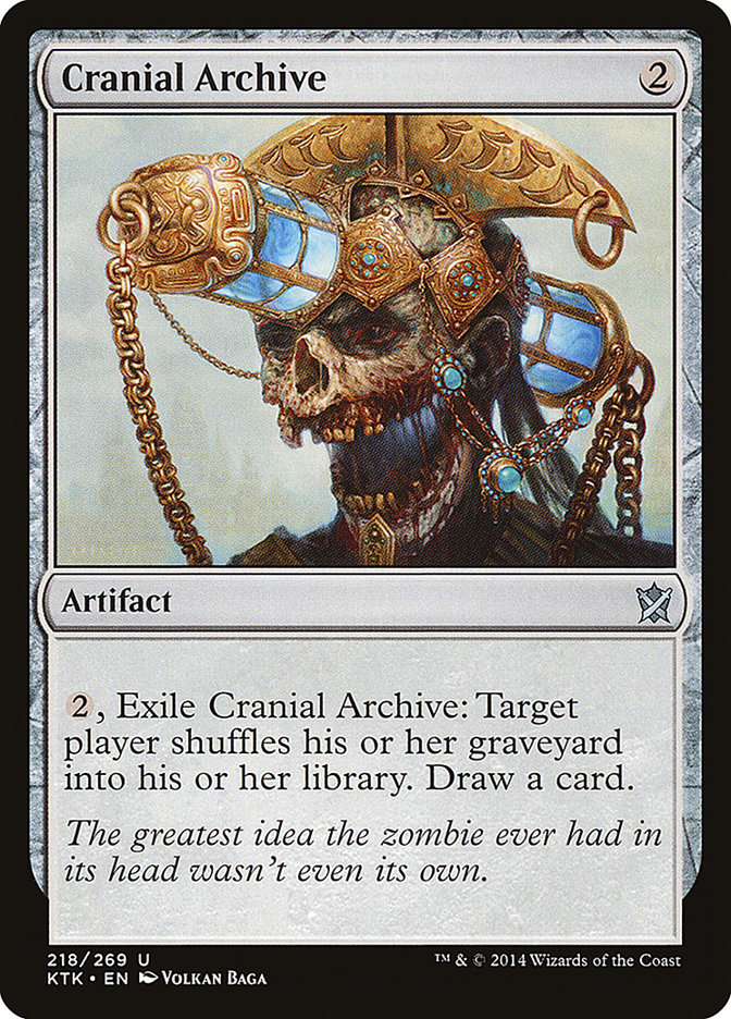 Cranial Archive [Khans of Tarkir] | Golgari Games