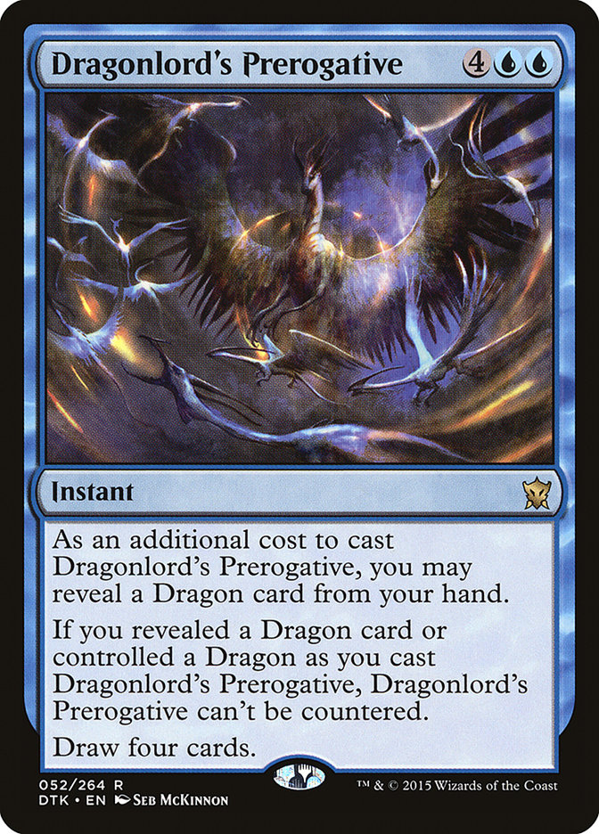 Dragonlord's Prerogative [Dragons of Tarkir] | Golgari Games