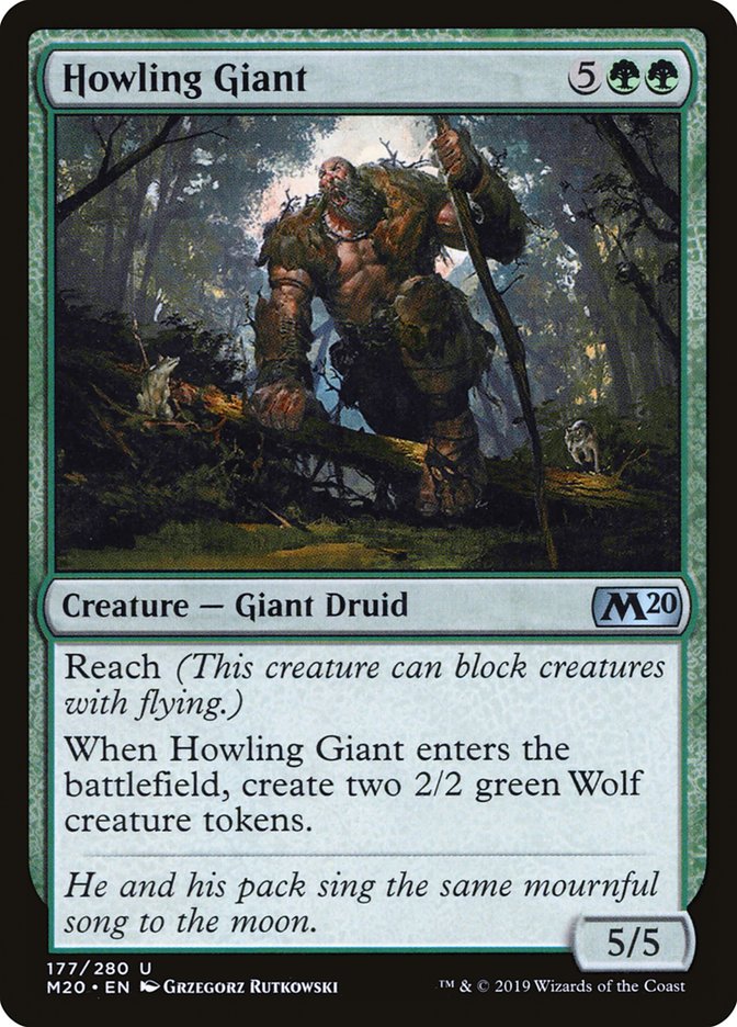 Howling Giant [Core Set 2020] | Local Legends