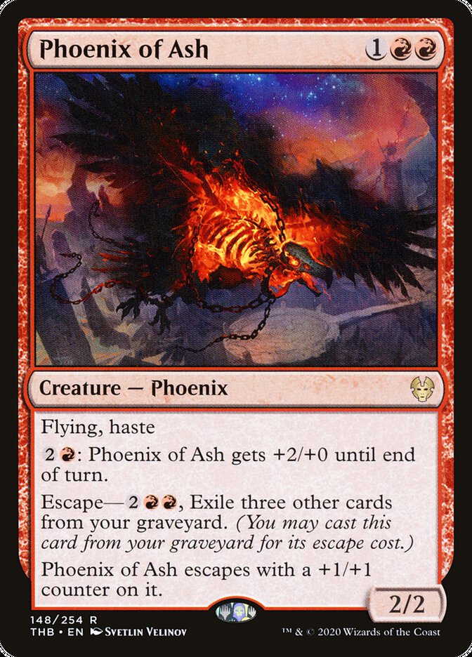 Phoenix of Ash [Theros Beyond Death] | Golgari Games