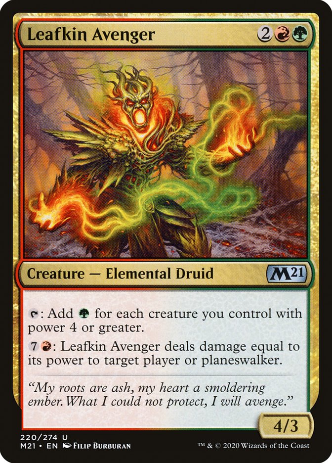 Leafkin Avenger [Core Set 2021] | Local Legends