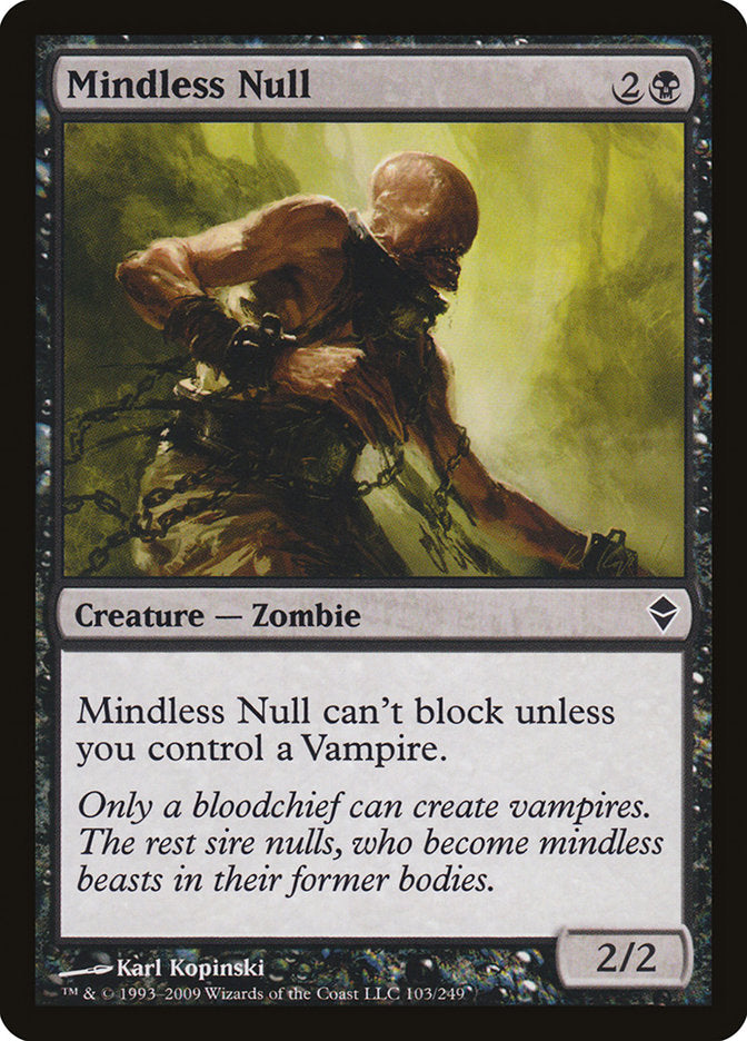 Mindless Null [Zendikar] | Local Legends