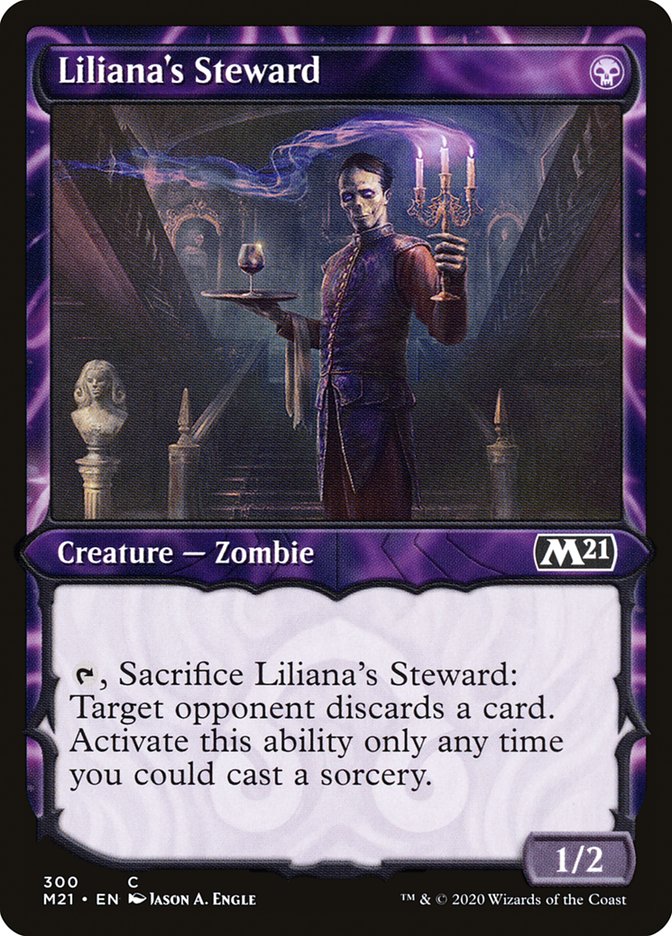 Liliana's Steward (Showcase) [Core Set 2021] | Local Legends