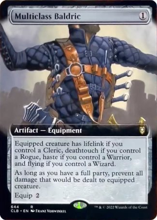 Multiclass Baldric (Extended Art) [Commander Legends: Battle for Baldur's Gate] | Local Legends