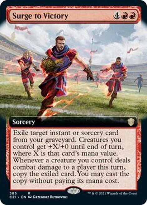 Surge to Victory (Extended Art) [Commander 2021] | Local Legends