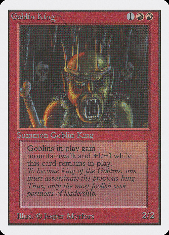 Goblin King [Unlimited Edition] | Golgari Games