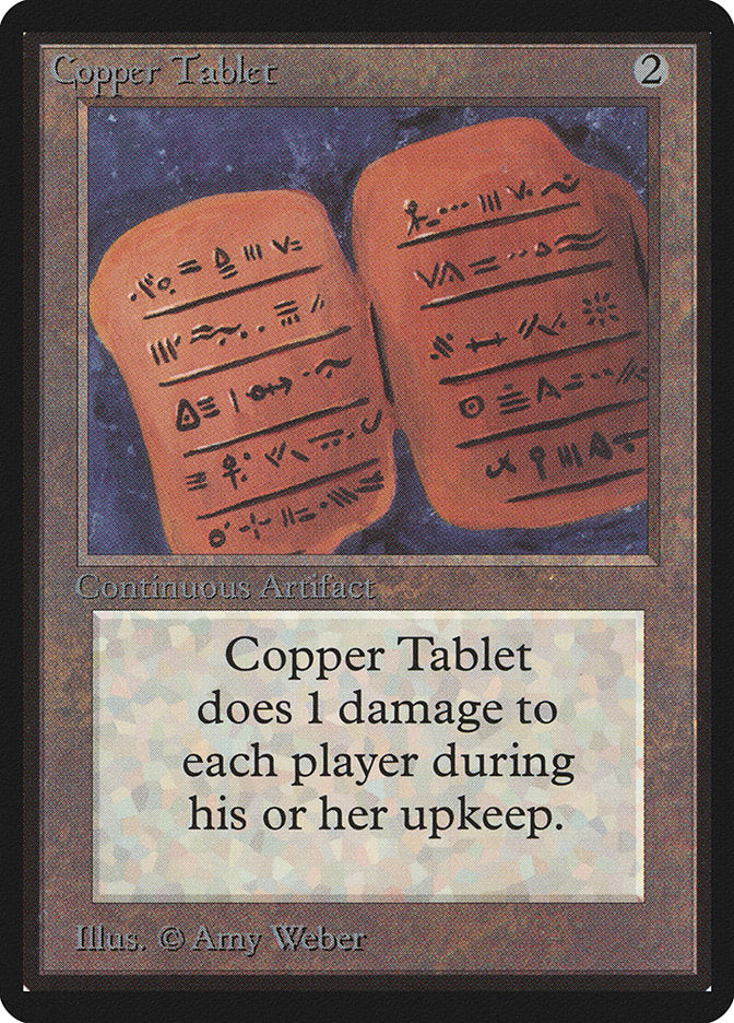 Copper Tablet [Beta Edition] | Golgari Games