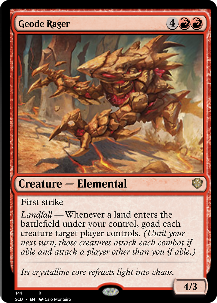 Geode Rager [Starter Commander Decks] | Local Legends