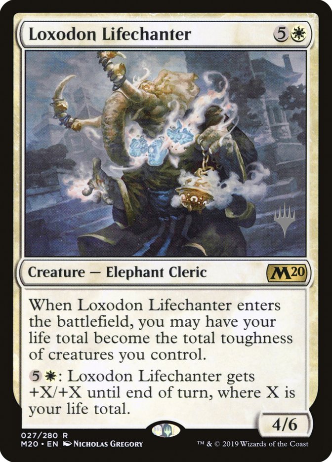 Loxodon Lifechanter (Promo Pack) [Core Set 2020 Promos] | Local Legends