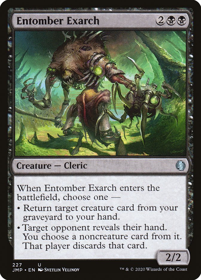 Entomber Exarch [Jumpstart] | Golgari Games