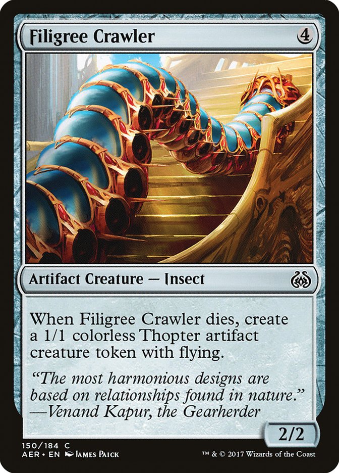 Filigree Crawler [Aether Revolt] | Golgari Games