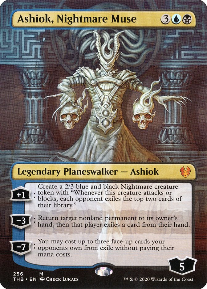 Ashiok, Nightmare Muse (Borderless) [Theros Beyond Death] | Golgari Games