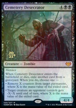 Cemetery Desecrator [Innistrad: Crimson Vow Prerelease Promos] | Golgari Games