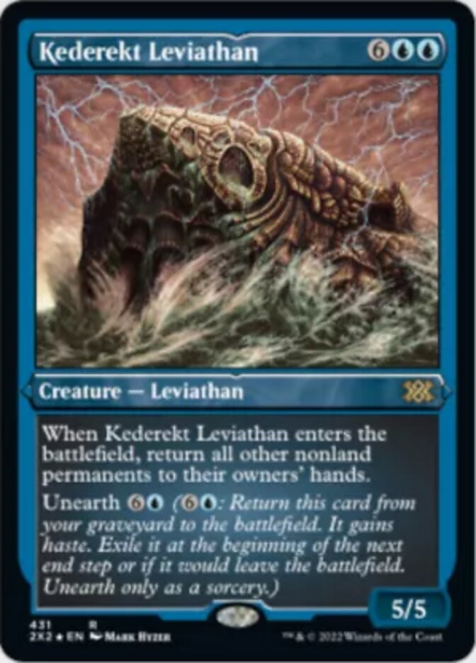 Kederekt Leviathan (Foil Etched) [Double Masters 2022] | Golgari Games