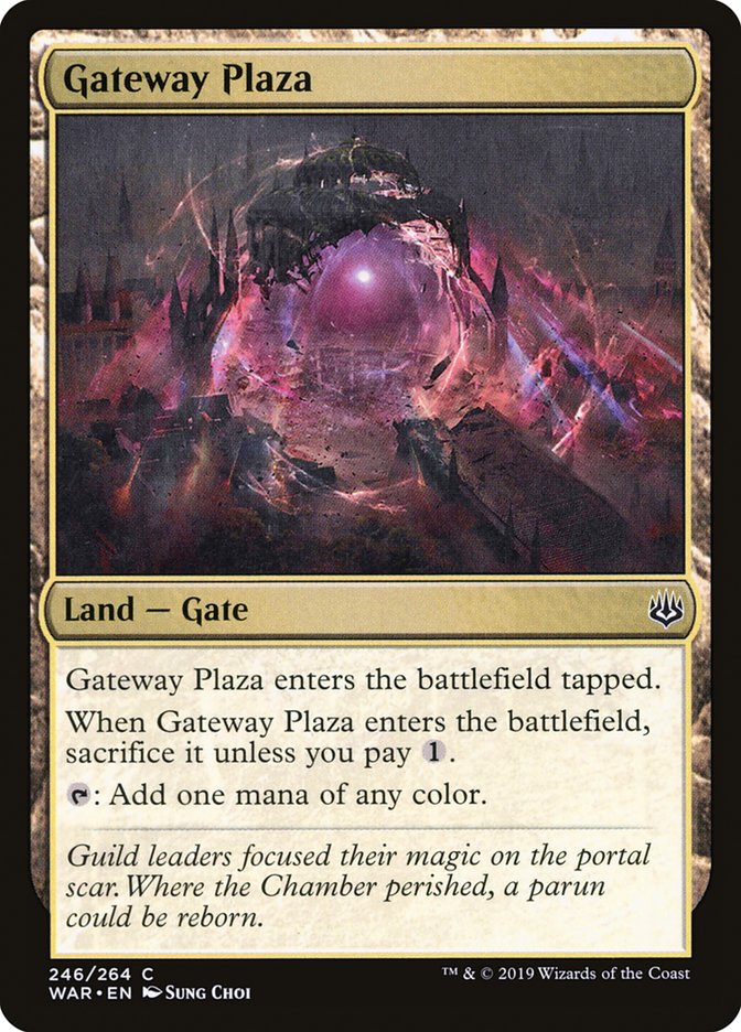 Gateway Plaza [War of the Spark] | Golgari Games