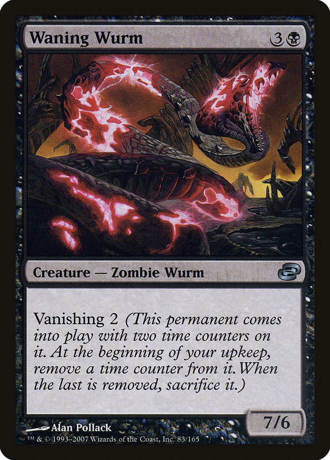 Waning Wurm [Planar Chaos] | Golgari Games