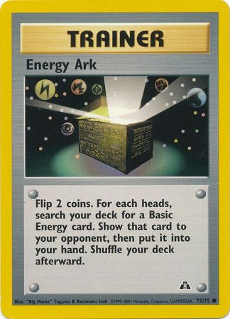 Energy Ark (75/75) [Neo Discovery Unlimited] | Golgari Games