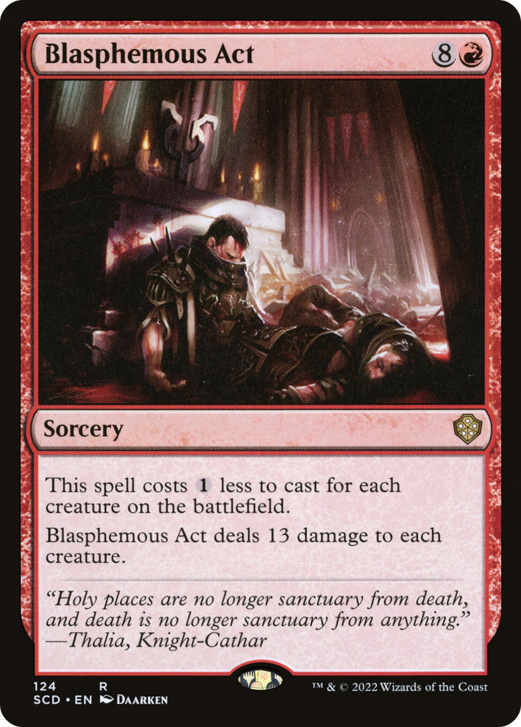 Blasphemous Act [Starter Commander Decks] | Local Legends