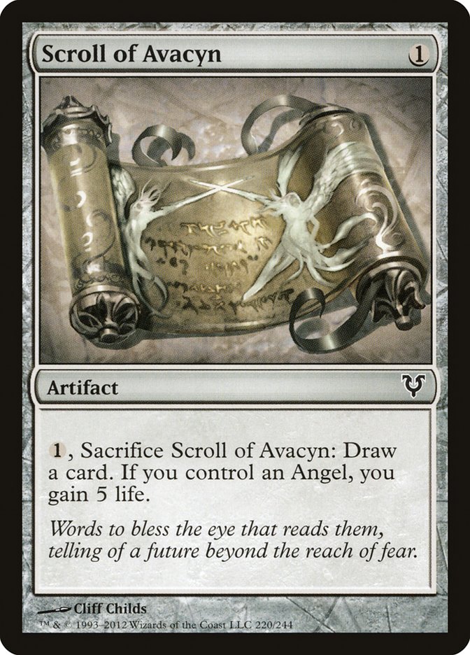 Scroll of Avacyn [Avacyn Restored] | Golgari Games