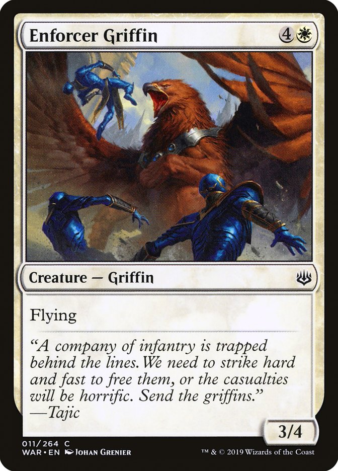 Enforcer Griffin [War of the Spark] | Golgari Games