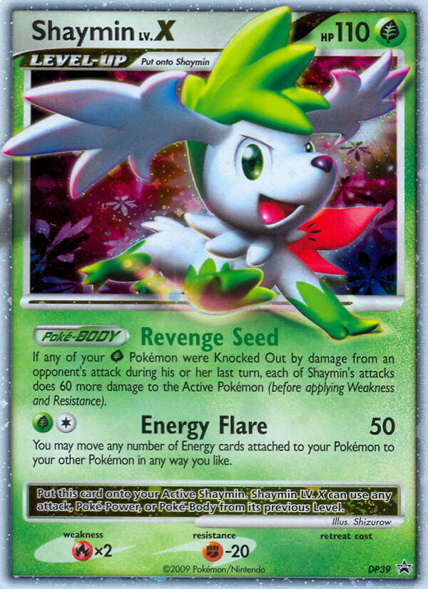 Shaymin LV.X (DP39) [Diamond & Pearl: Black Star Promos] | Golgari Games