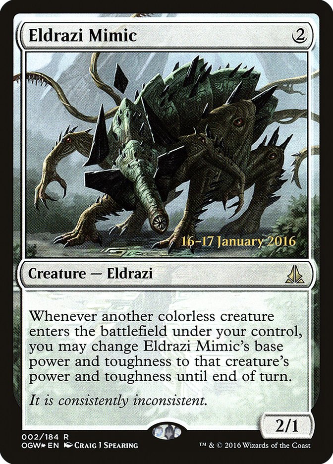 Eldrazi Mimic [Oath of the Gatewatch Prerelease Promos] | Golgari Games