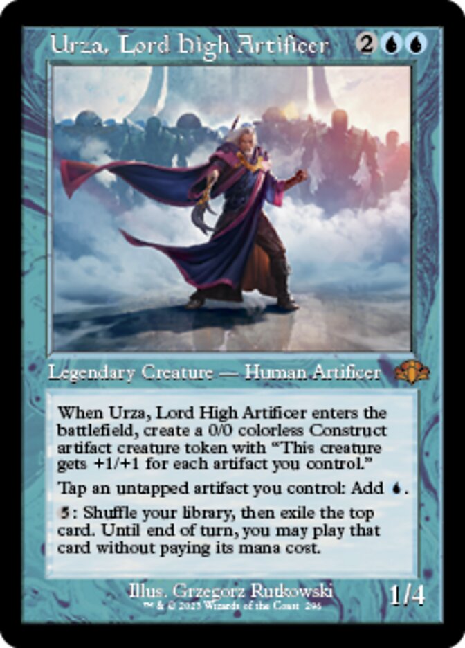 Urza, Lord High Artificer (Retro) [Dominaria Remastered] | Golgari Games