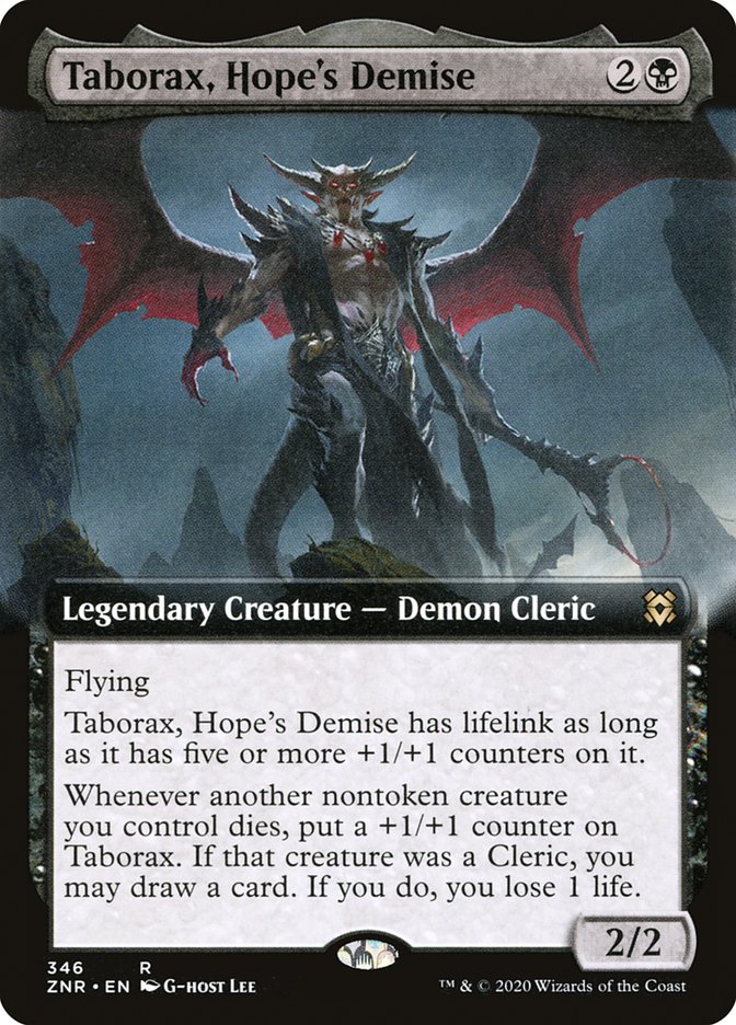 Taborax, Hope's Demise (Extended Art) [Zendikar Rising] | Golgari Games