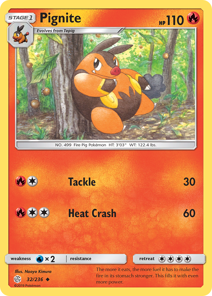 Pignite (32/236) [Sun & Moon: Cosmic Eclipse] | Local Legends