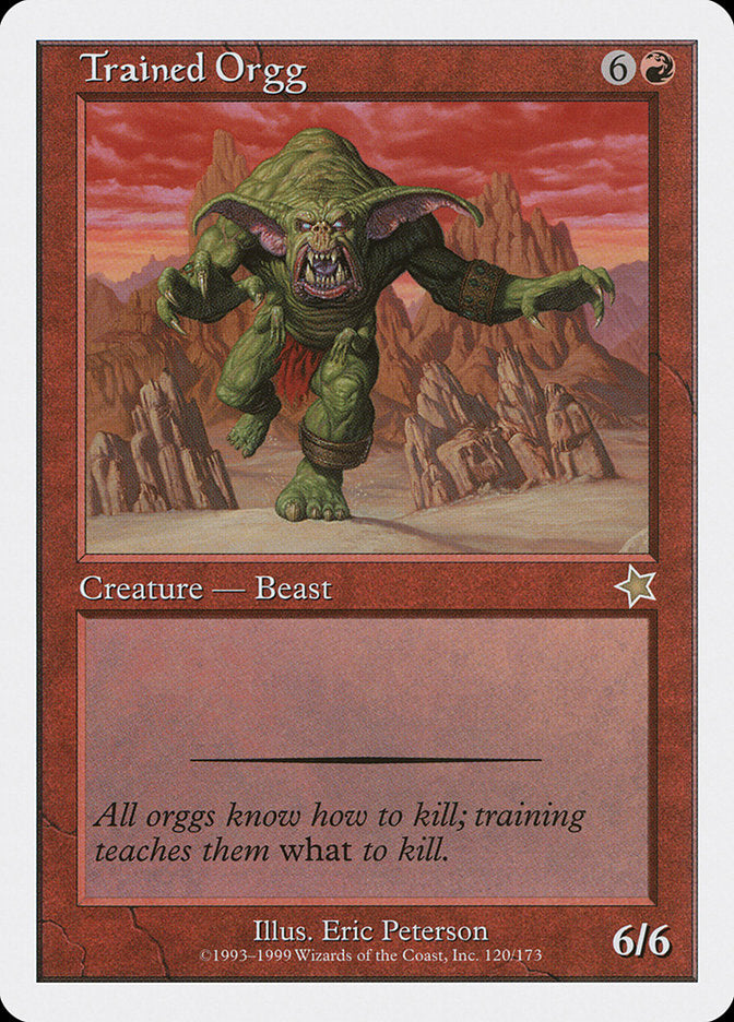 Trained Orgg [Starter 1999] | Golgari Games