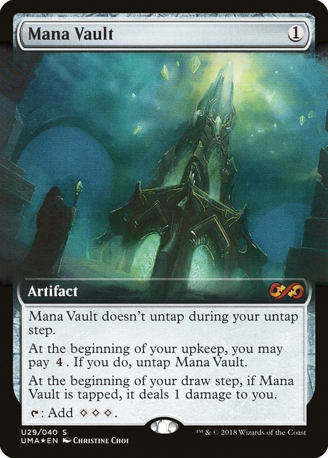 Mana Vault (Topper) [Ultimate Masters Box Topper] | Golgari Games