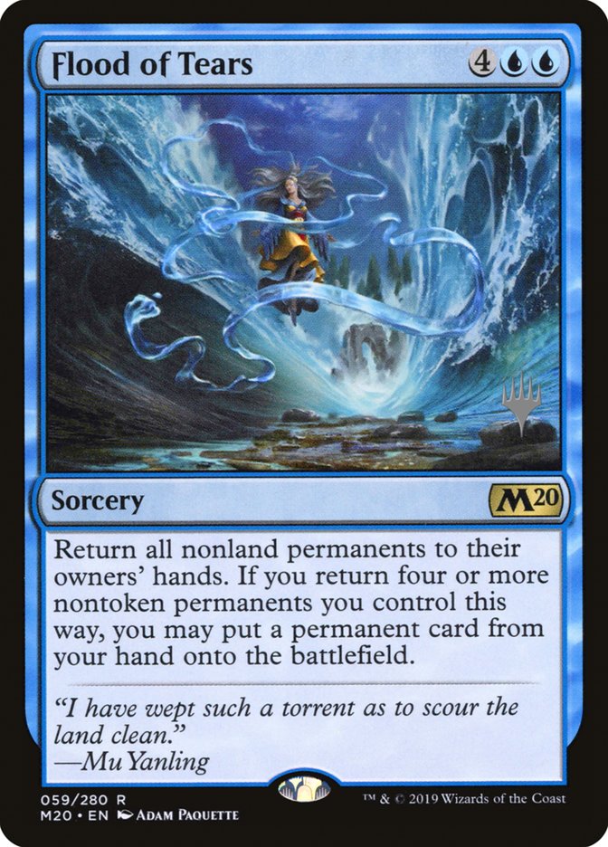Flood of Tears (Promo Pack) [Core Set 2020 Promos] | Local Legends